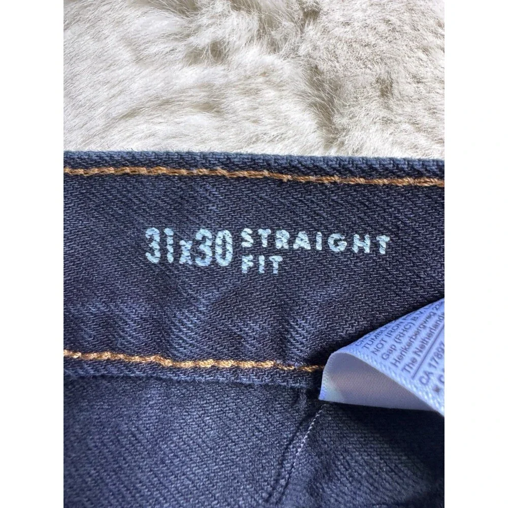 Banana Republic Jeans Heritage Dark Blue Men's 31x30  Straight Fit excellent